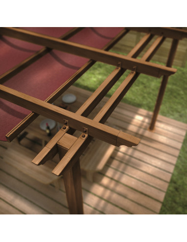 PERGOLAS EN ALUMINIO MADERA