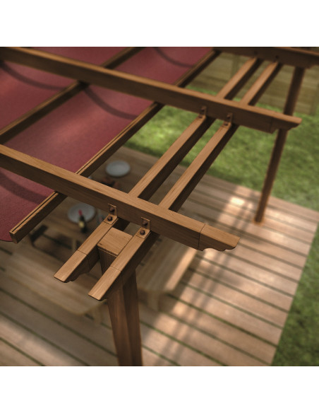 PERGOLAS EN ALUMINIO MADERA