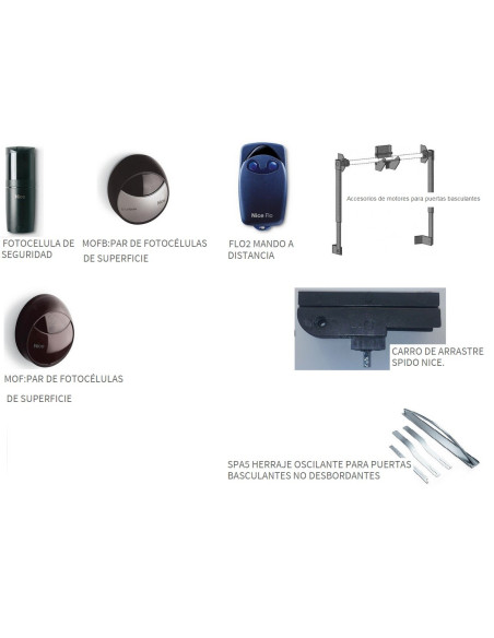 MOTORES CANCELAS  ACCESORIOS VARIOS
