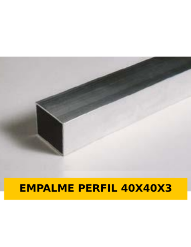EMPALME PERFIL 40X40X3