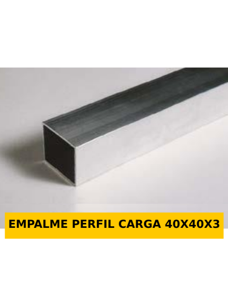 EMPALME PERFIL CARGA 40X40X3
