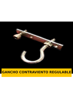GANCHO CONTRAVIENTO REGULABLE
