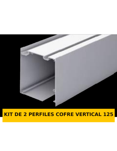 KIT 2 PERFILES COFRE VERTICAL 125