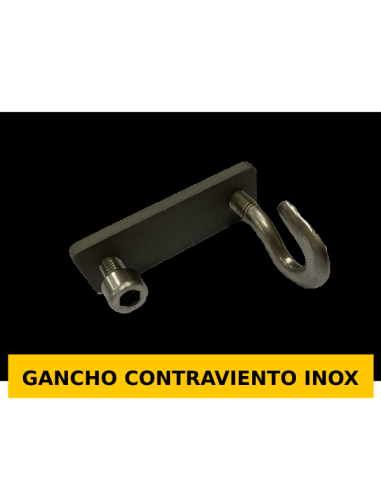GANCHO CONTRAVIENTO INOX