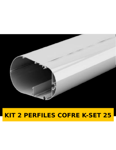 KIT 2 PERFILES COFRE K-SET 25