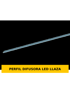 PERFIL DIFUSOR LED LLAZA