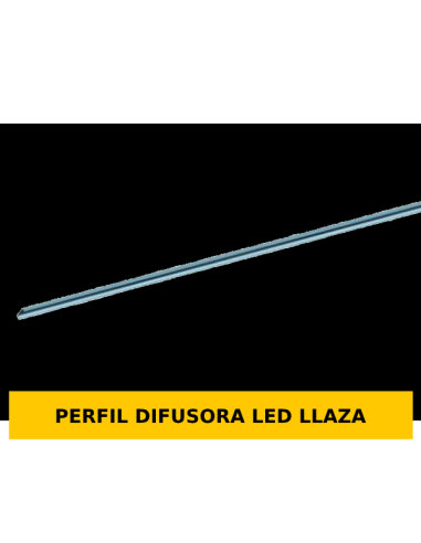 PERFIL DIFUSOR LED LLAZA