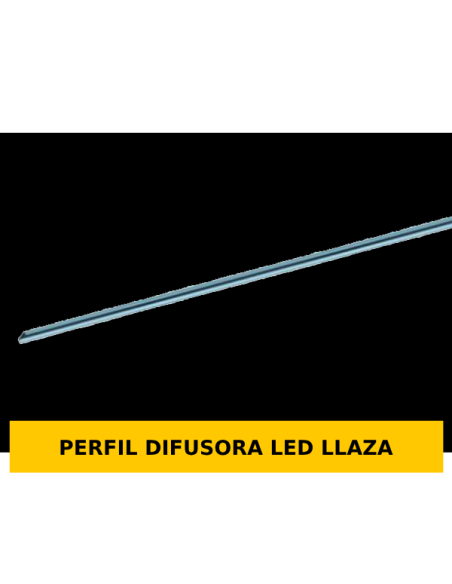 PERFIL DIFUSOR LED LLAZA